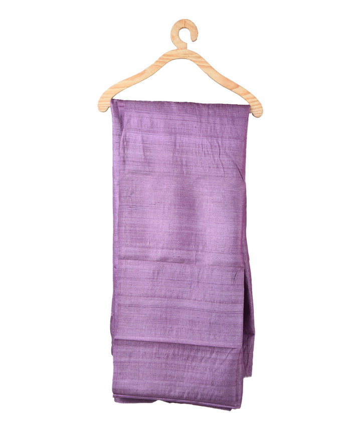 2.5m Violet handwoven tussar silk kurta material