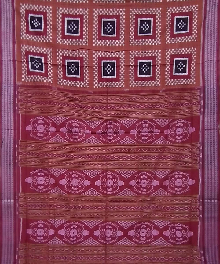 Multicolor cotton handloom sambalpuri saree