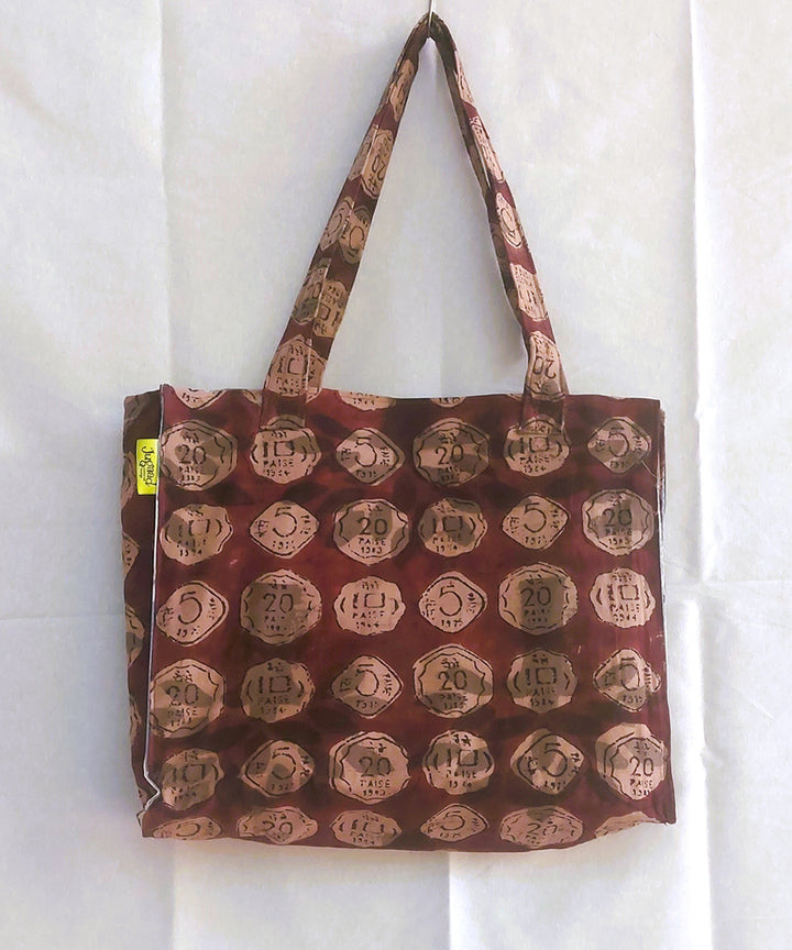 Maroon handcrafted boho shoulder bag