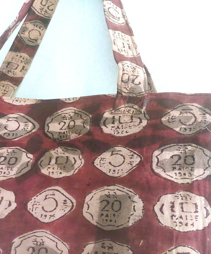 Maroon handcrafted boho shoulder bag