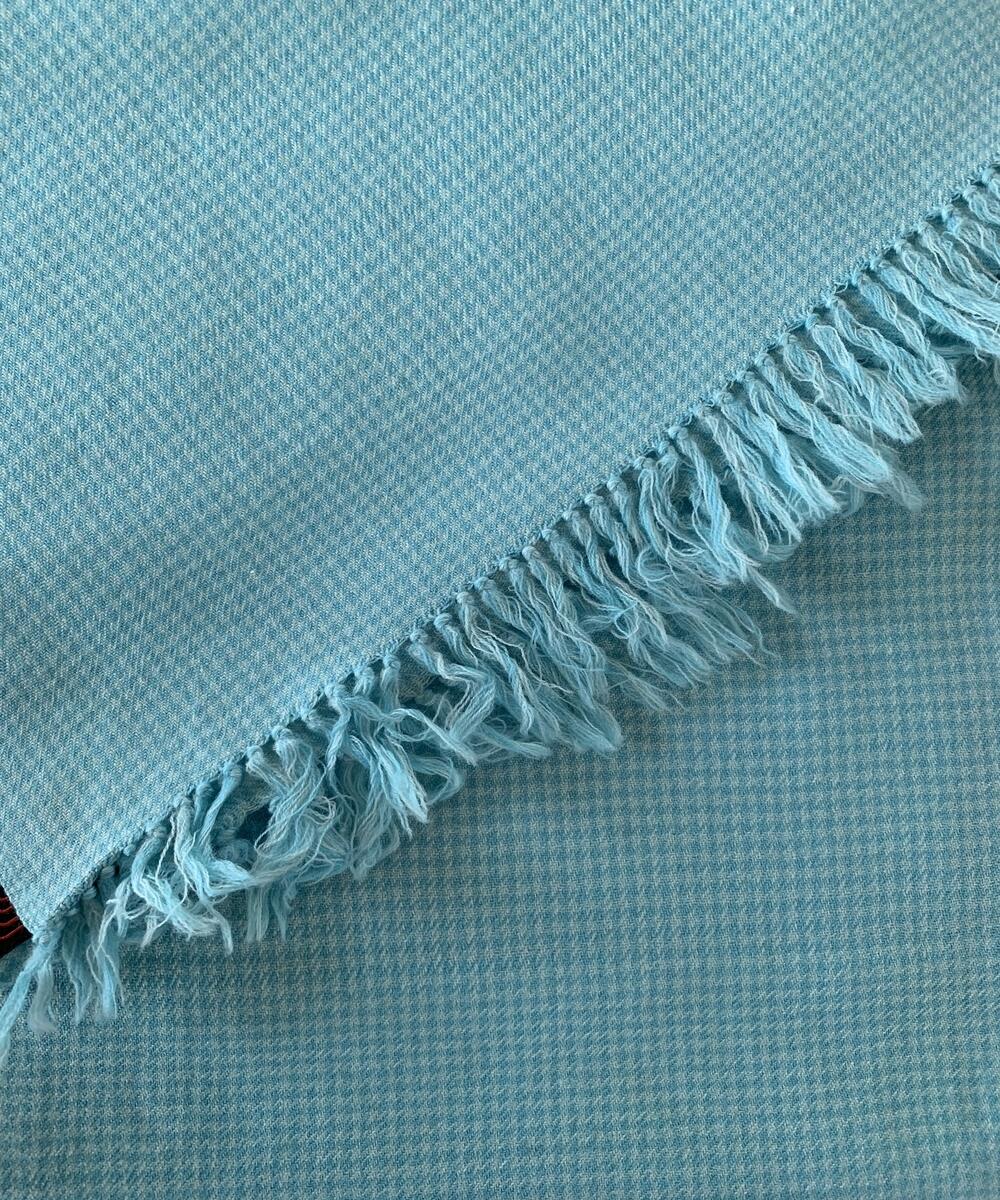Light blue handloom woolen scarf