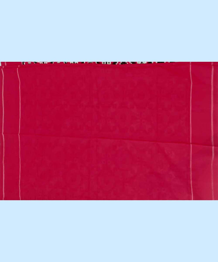 Multicolor handloom cotton double ikat pochampally saree