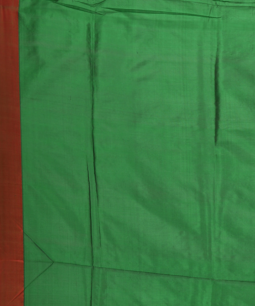 Dark green and maroon silk handloom banarasi saree