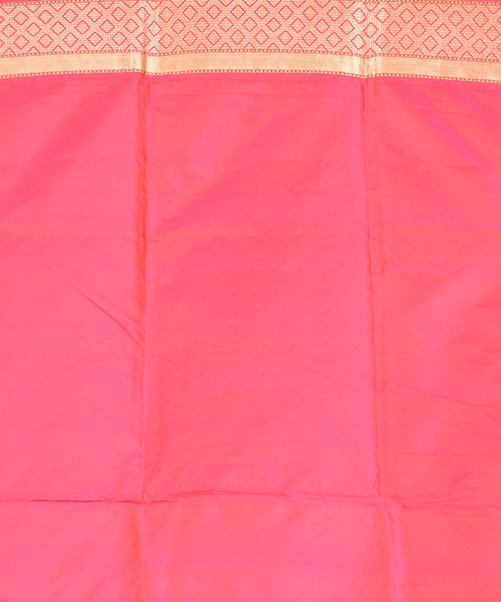 Red silk handwoven banarasi saree