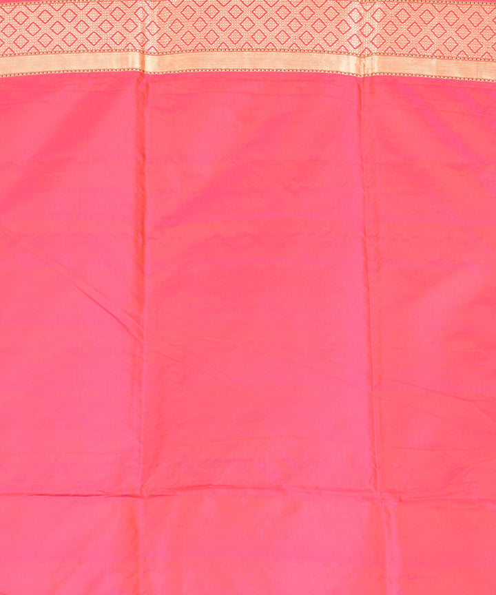 Red silk handwoven banarasi saree
