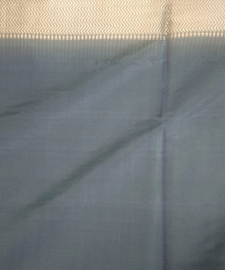 Lavender silk handloom banarasi saree