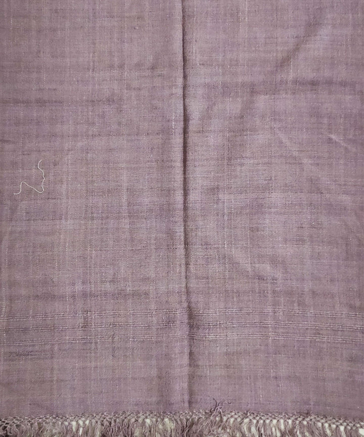 Lavender handloom cotton assam stole