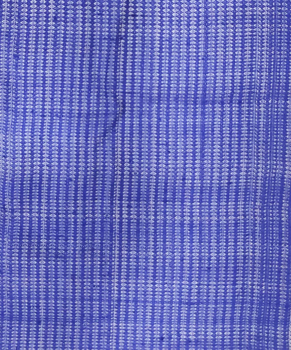 Indigo handloom eri silk assam stole