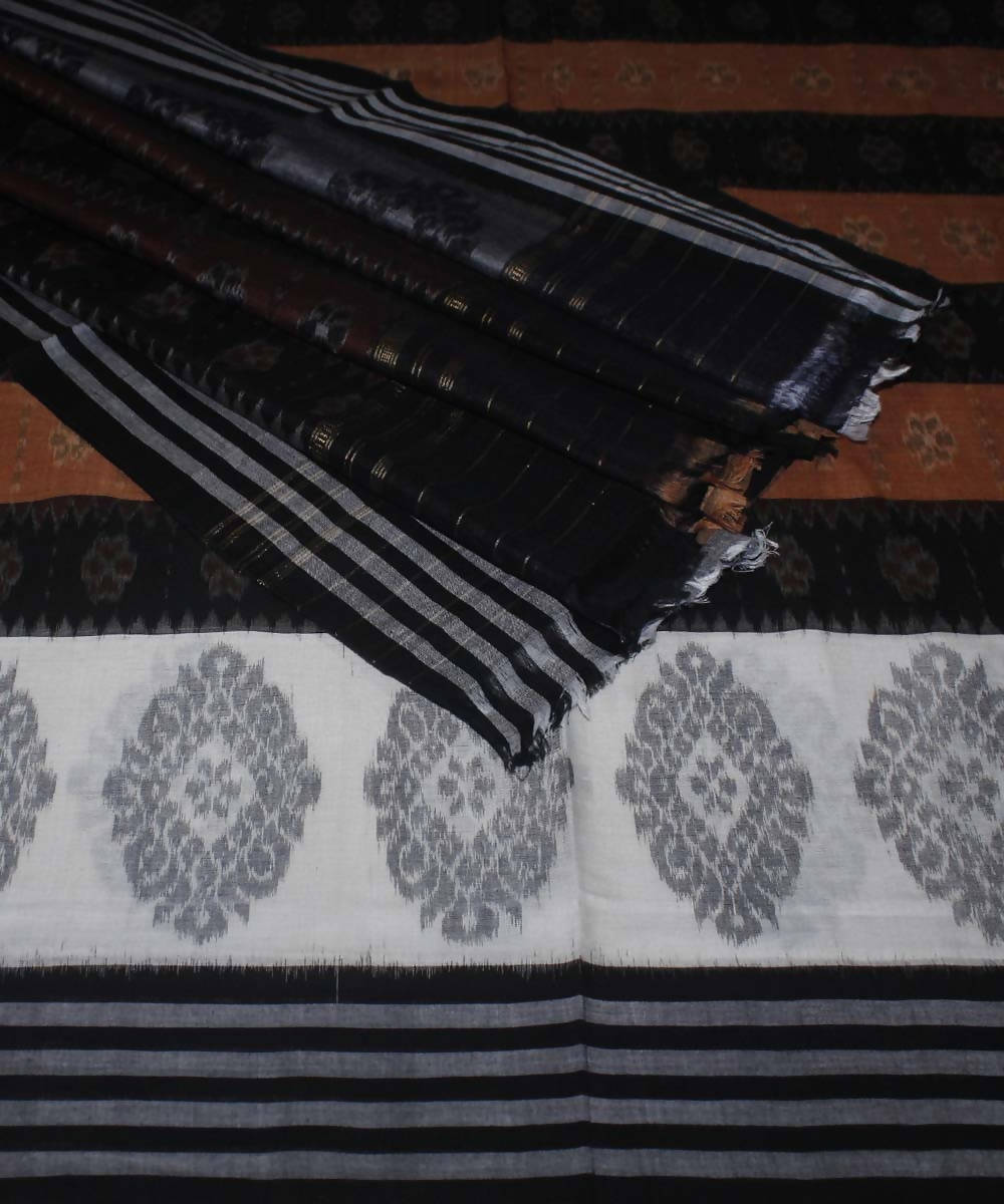 Multicolour Nuapatna Cotton Ikat Saree