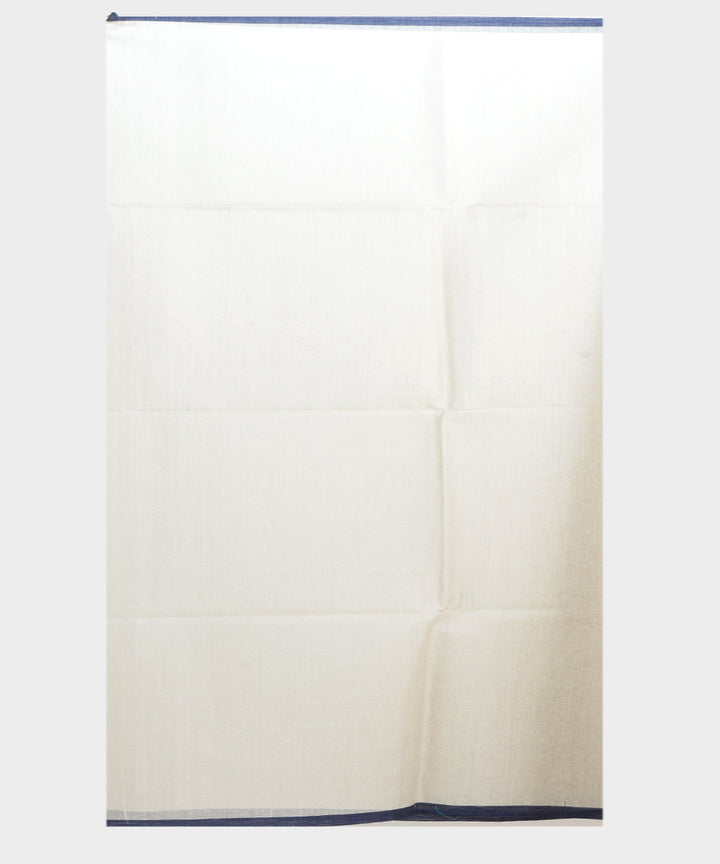 Beige handwoven jamdani silk saree