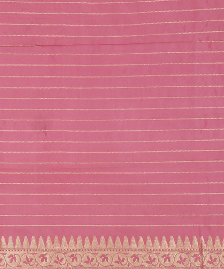 Mauve silk handloom banarasi saree