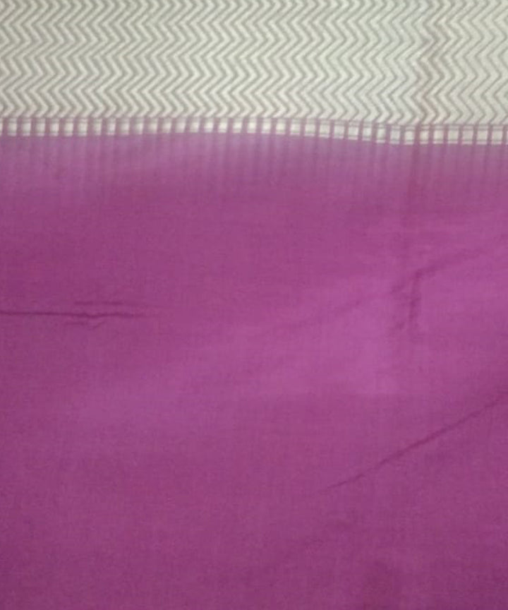 Peach silk handloom banarasi saree