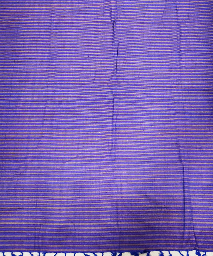 Lavender purple handloom eri silk assam stole
