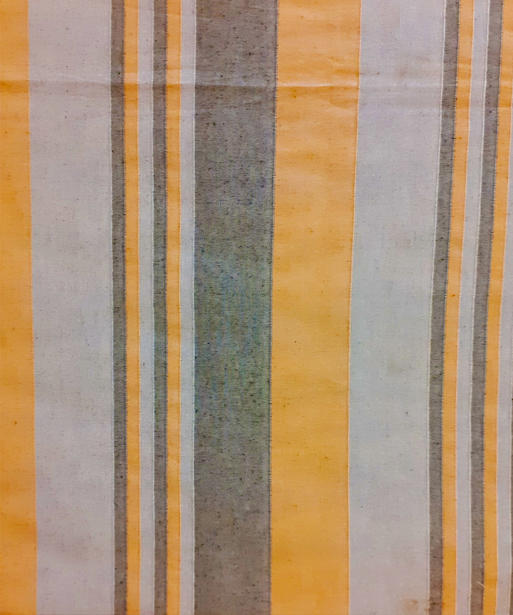 Multi color handwoven cotton stripe bedsheet