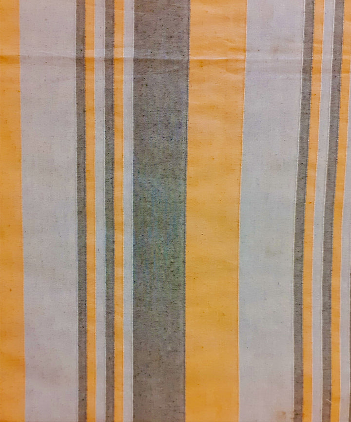 Multi color handwoven cotton stripe bedsheet