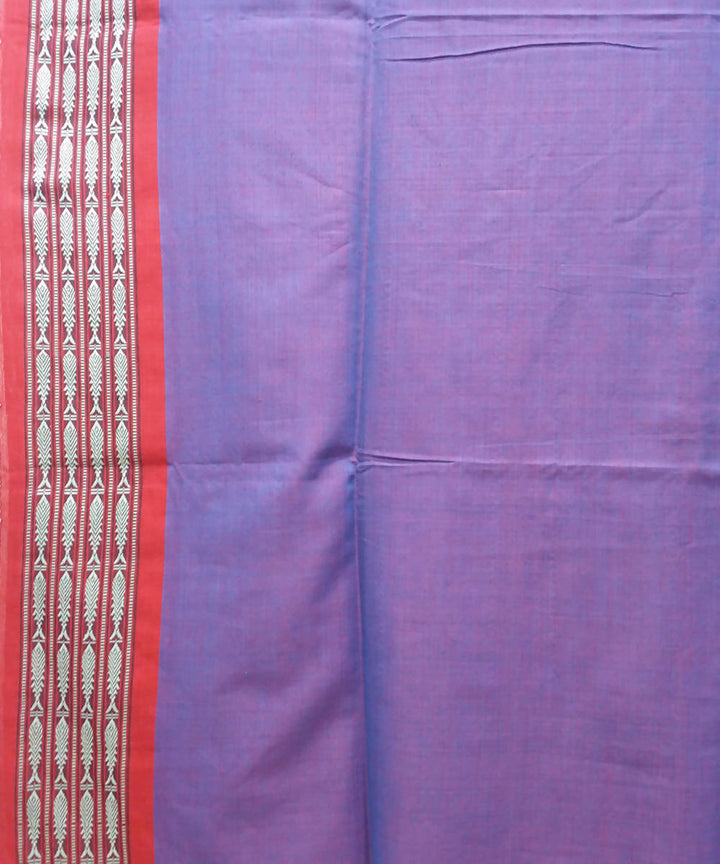 Bengal handspun cotton handloom navy saree