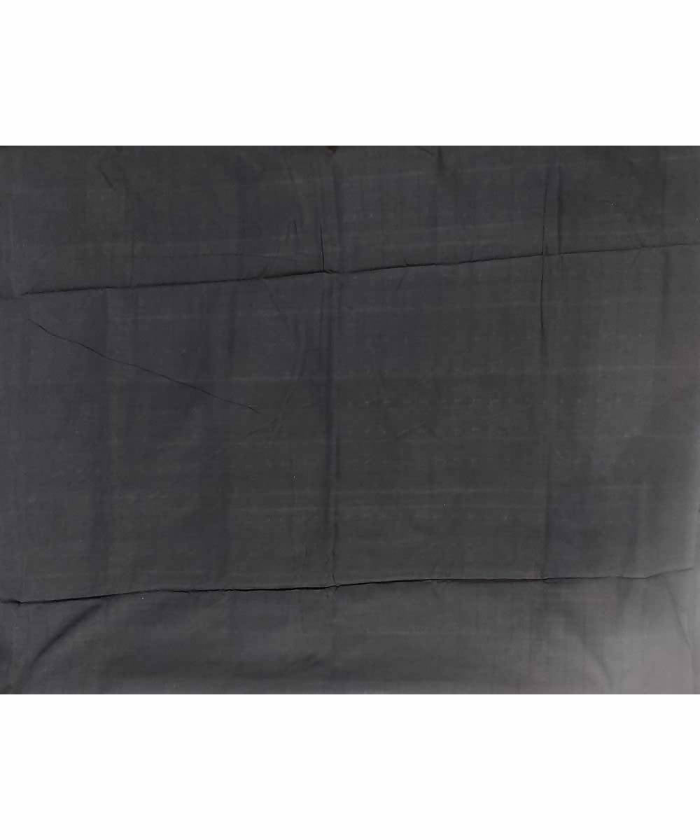 Grey handloom cotton ikat pochampally saree