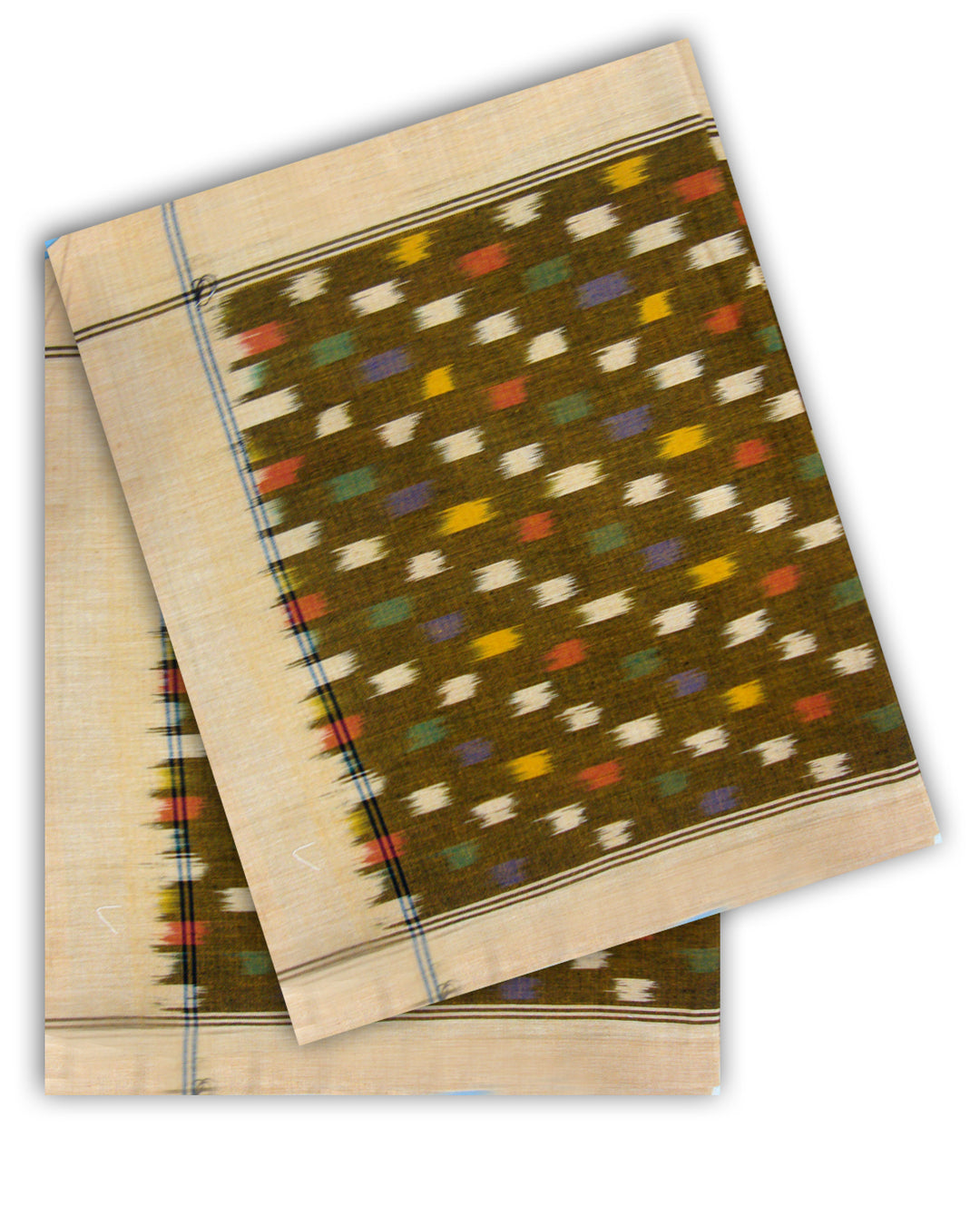 Pochampally Tie and Dye Double Cot Bed Sheet