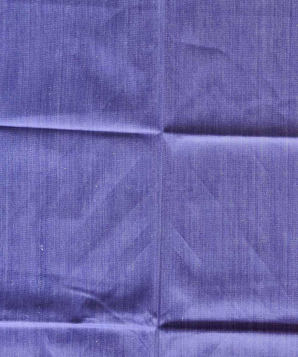 Purple handspun handwoven cotton thick material fabric
