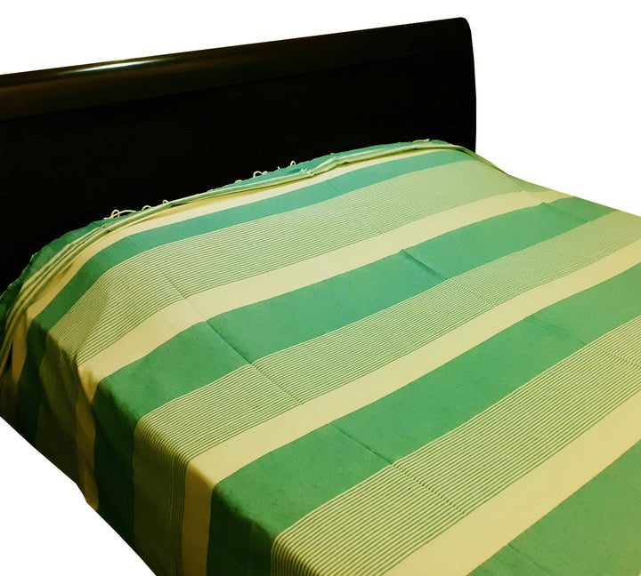 Multicolor handspun turkish cotton double bedcover