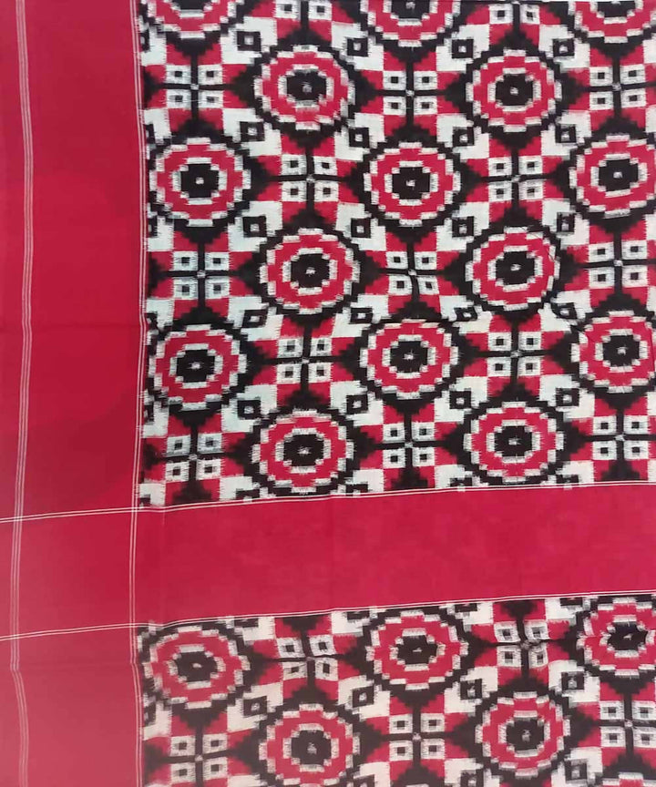 Multicolor handloom cotton double ikat pochampally saree