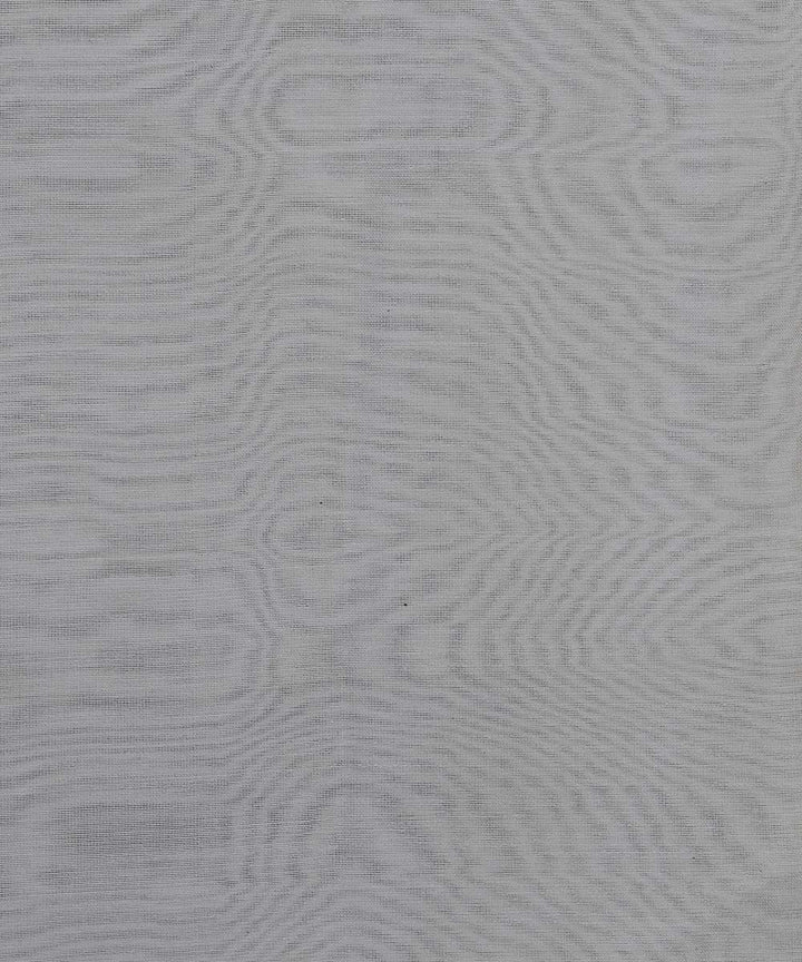 1.4m White Handloom Silk Cotton Fabric