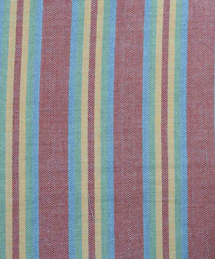 Multi Color Handloom Cotton Fabric