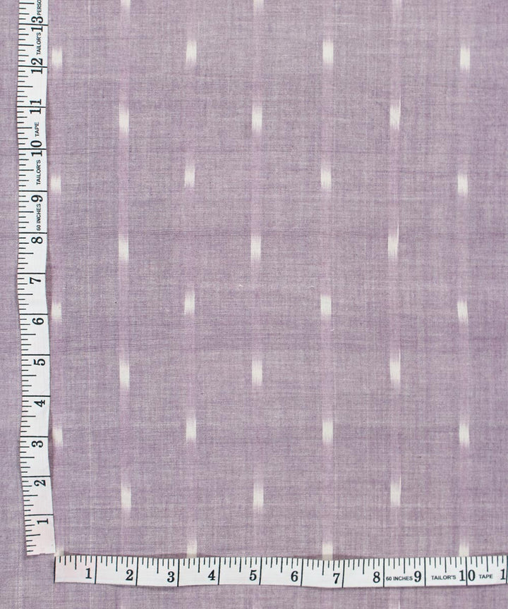 0.4m Lavender Handwoven Cotton Ikat Fabric