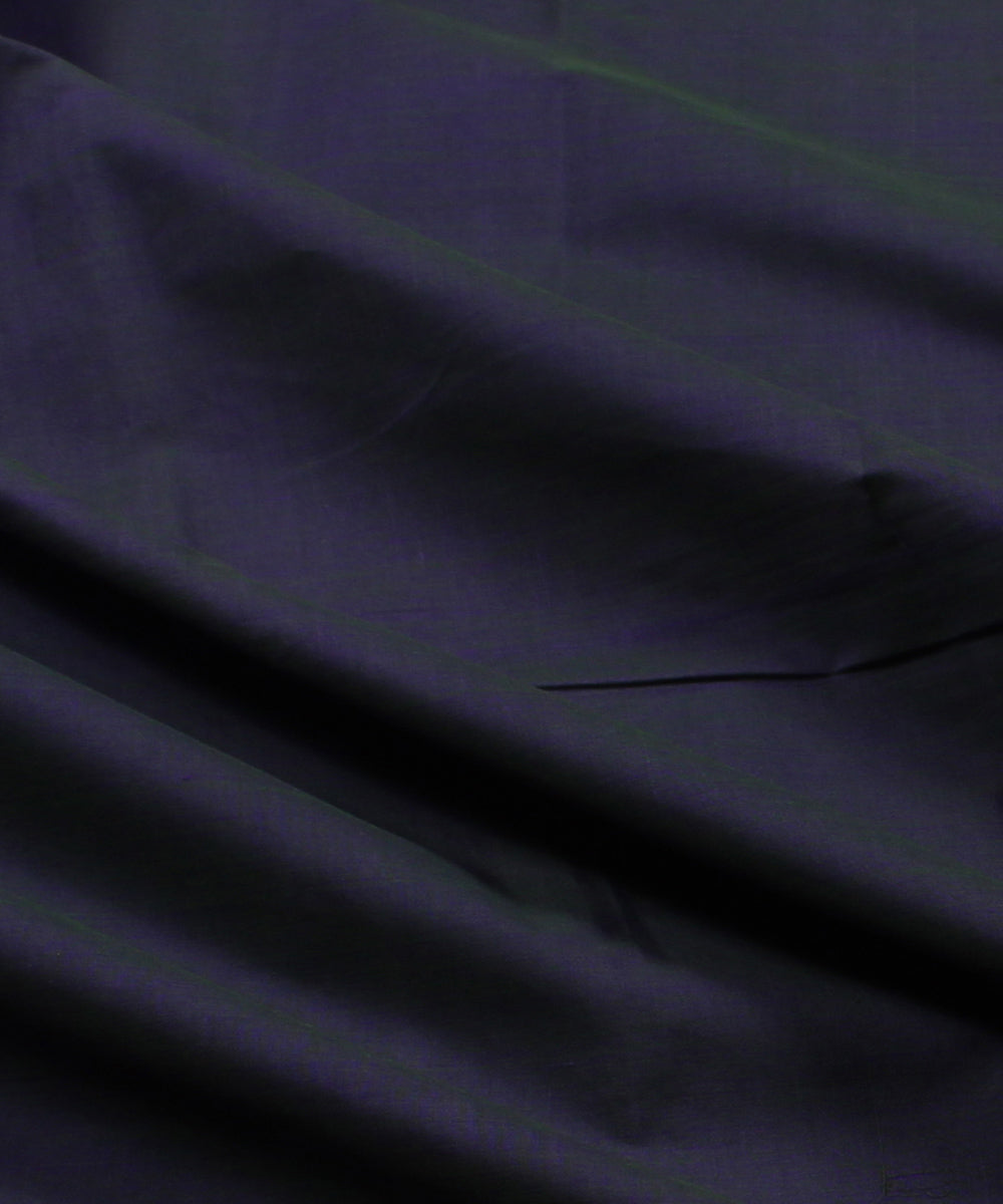 0.84m dark green handwoven mangalagiri fabric