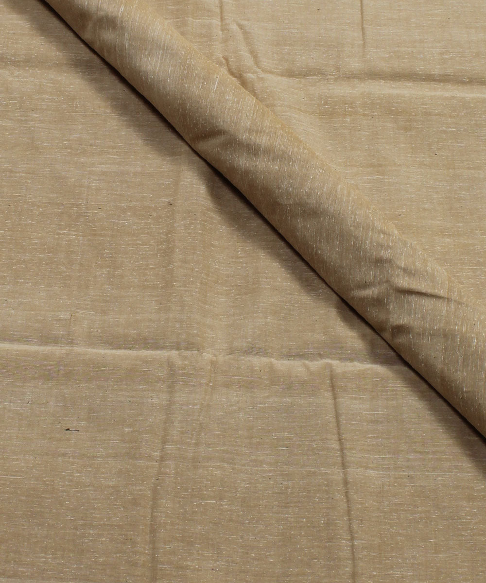 1.8m Light Beige Handspun Handloom Cotton Fabric