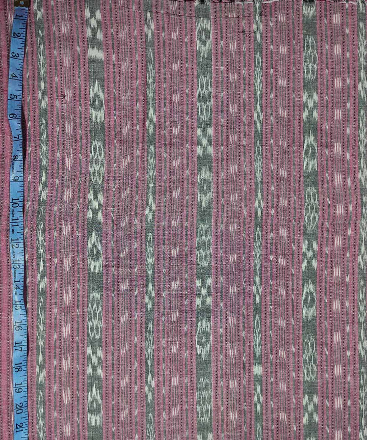 2.5m Grey handwoven cotton sambalpuri kurta fabric