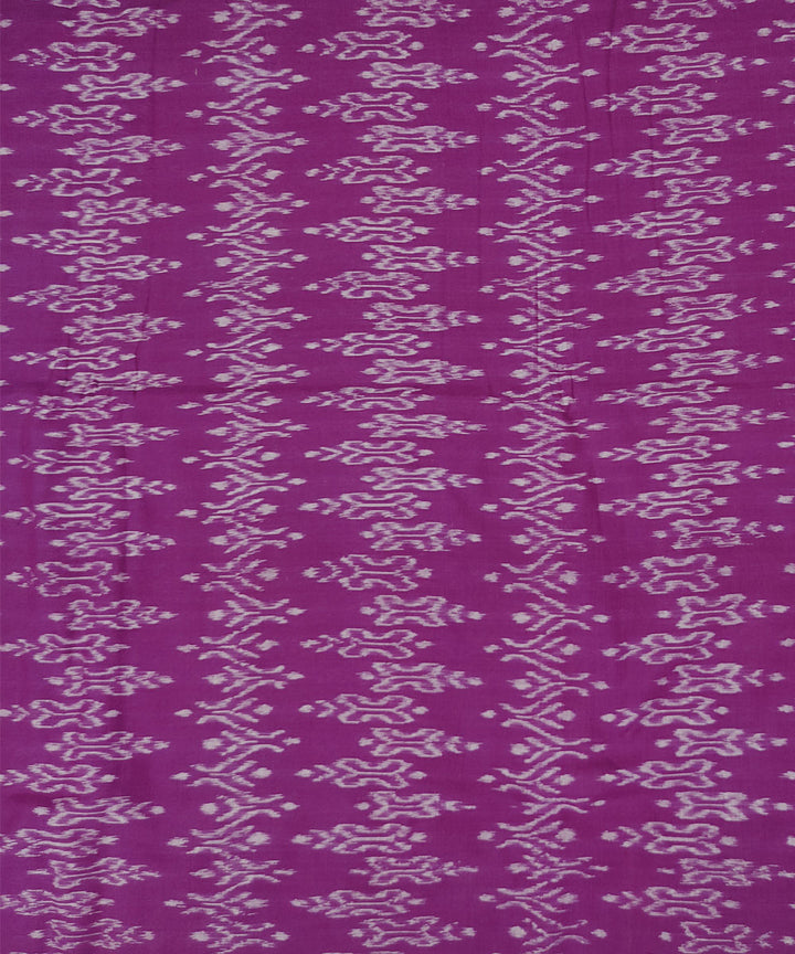 Purple handwoven cotton sambalpuri kurta material