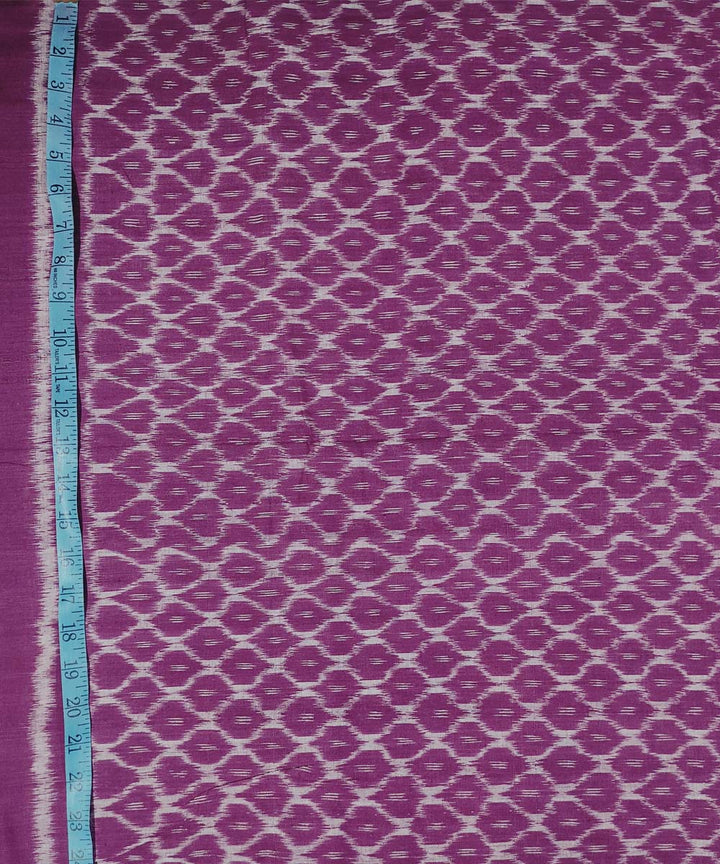 Purple hand woven cotton sambalpuri kurta material