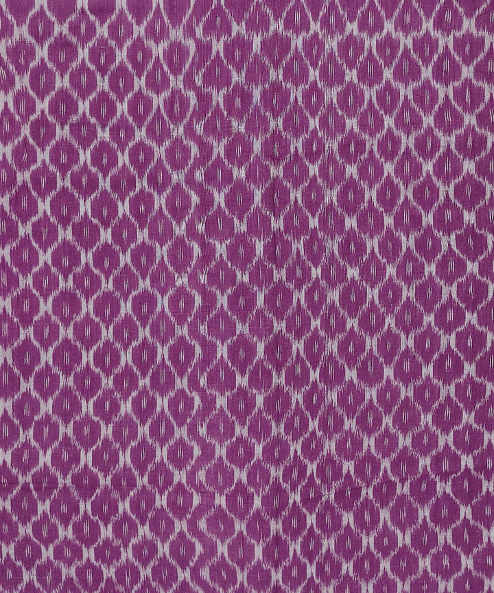 Purple hand woven cotton sambalpuri kurta material