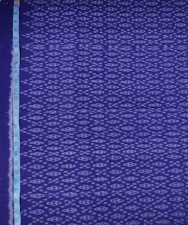 Blue handwoven cotton sambalpuri kurta material