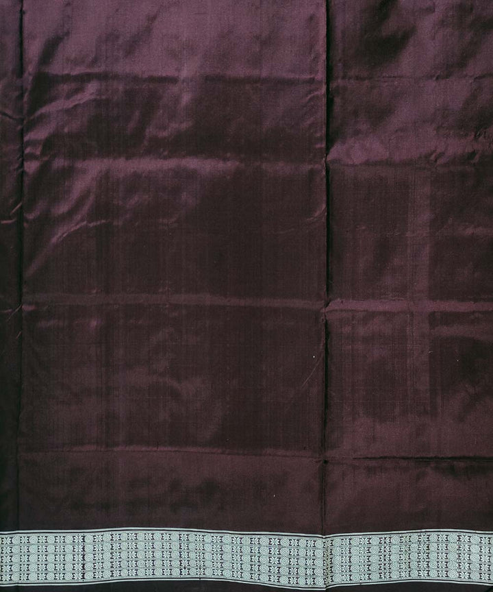 Beige hand woven silk bomkai saree