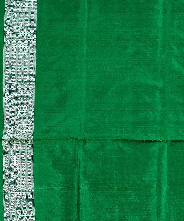 Lavender green handwoven silk sambalpuri saree