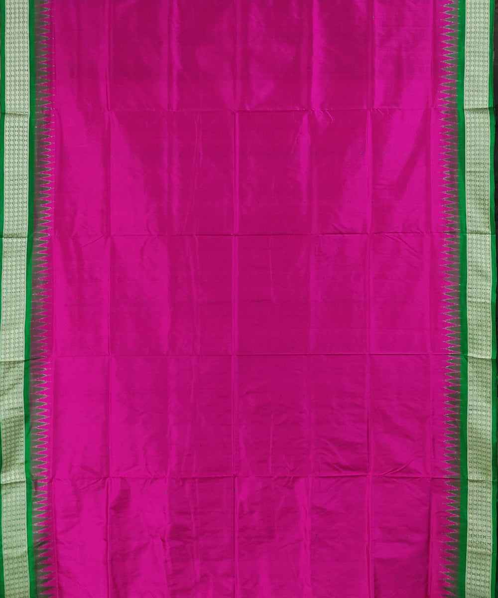 Lavender green handwoven silk sambalpuri saree