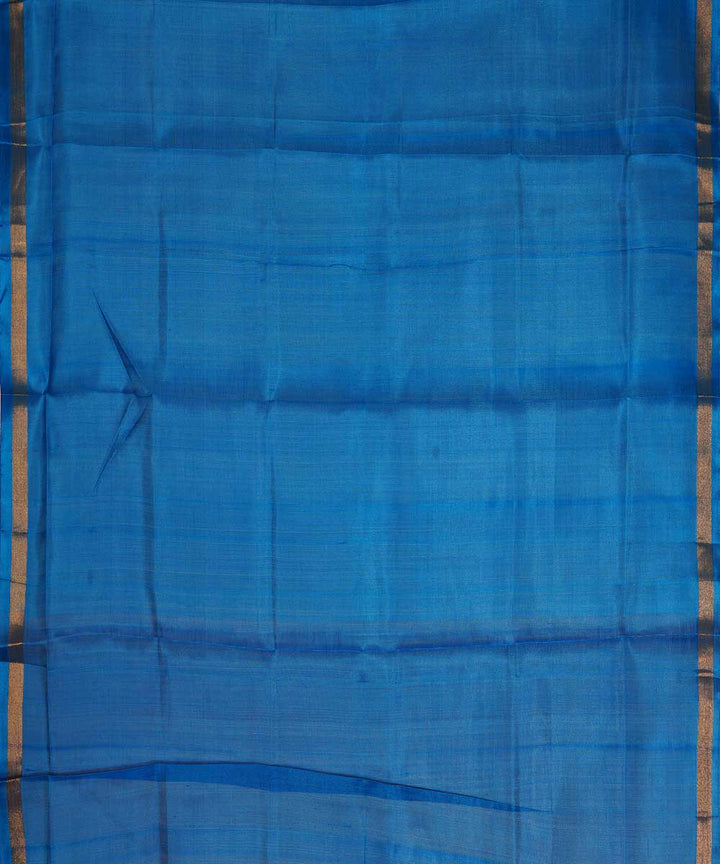 Sky blue handwoven uppada silk saree