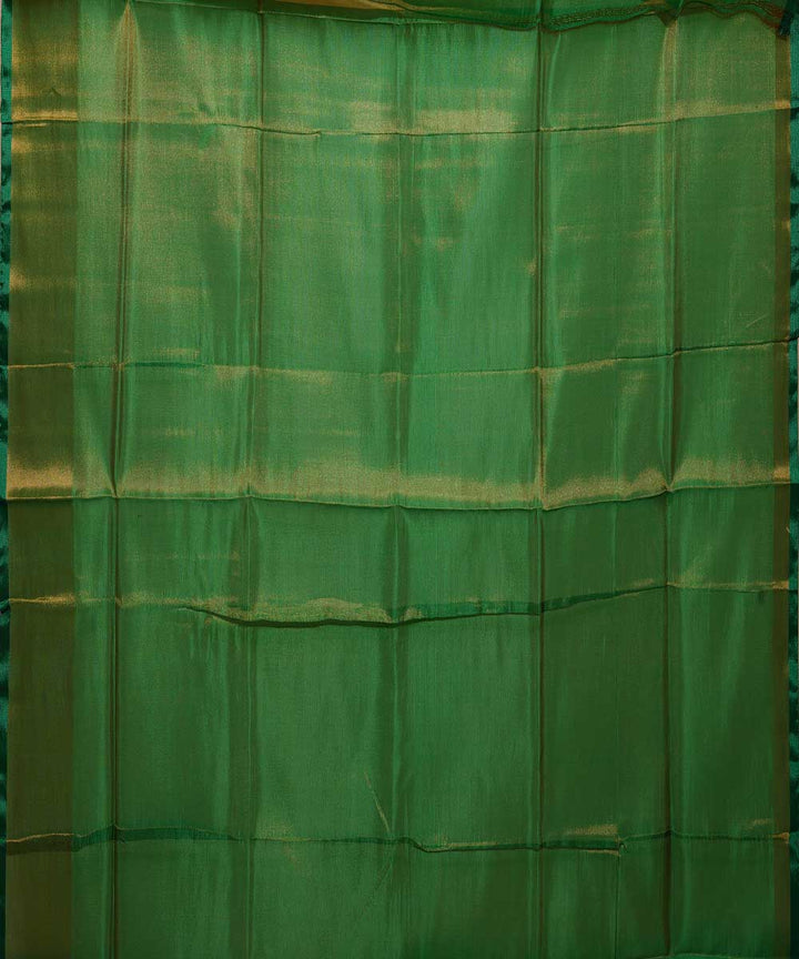 Cream green handwoven uppada silk saree