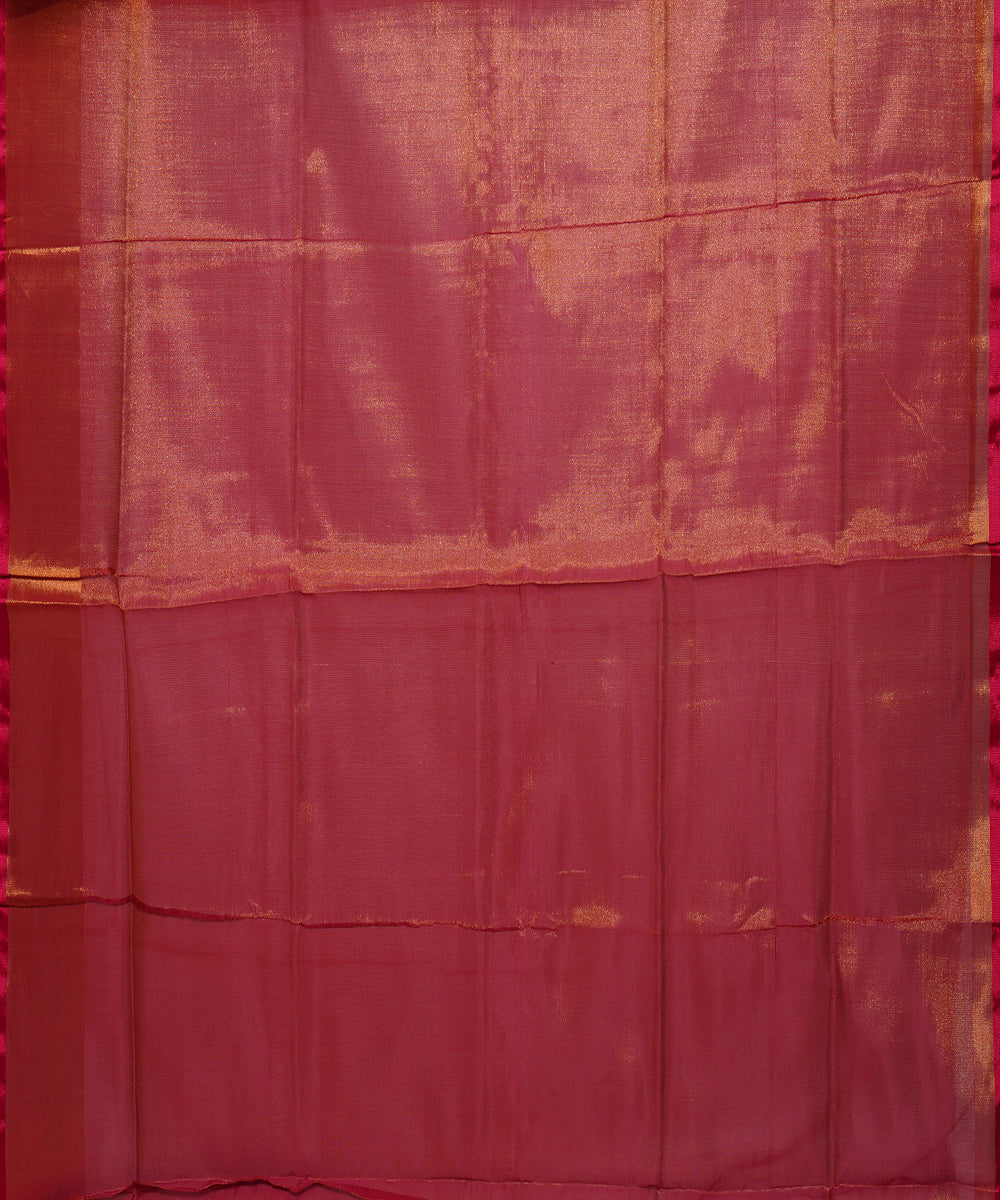 Blue red handloom uppada silk saree
