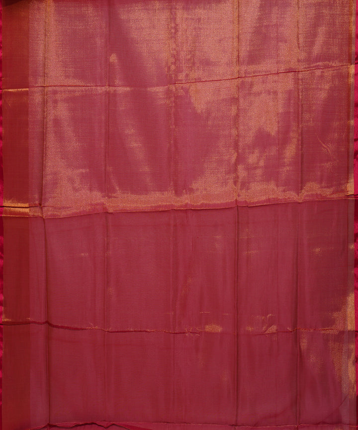 Blue red handloom uppada silk saree