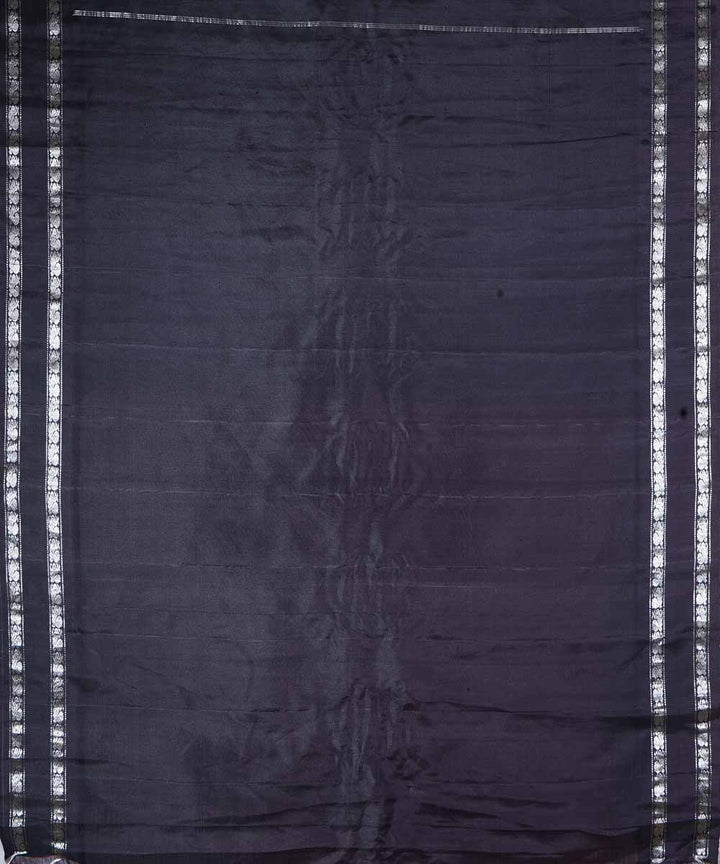 Orange handwoven gadwal silk saree