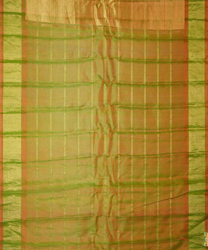 Light green handloom gadwal silk saree