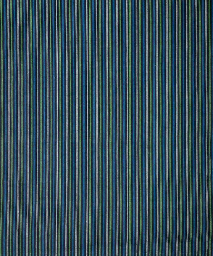 0.5m Multicolour handwoven cotton stripes mangalgiri fabric