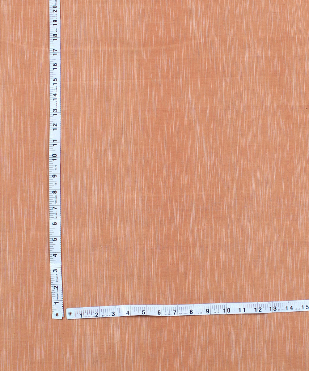 Light pink handwoven cotton stripes mangalgiri material