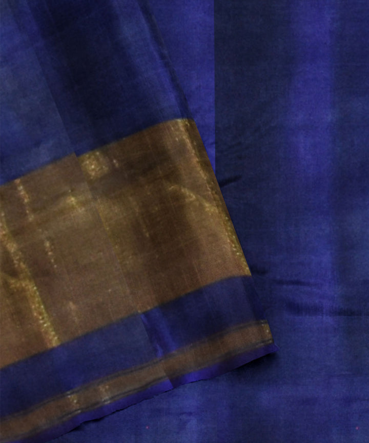 Sky blue handwoven patola silk saree