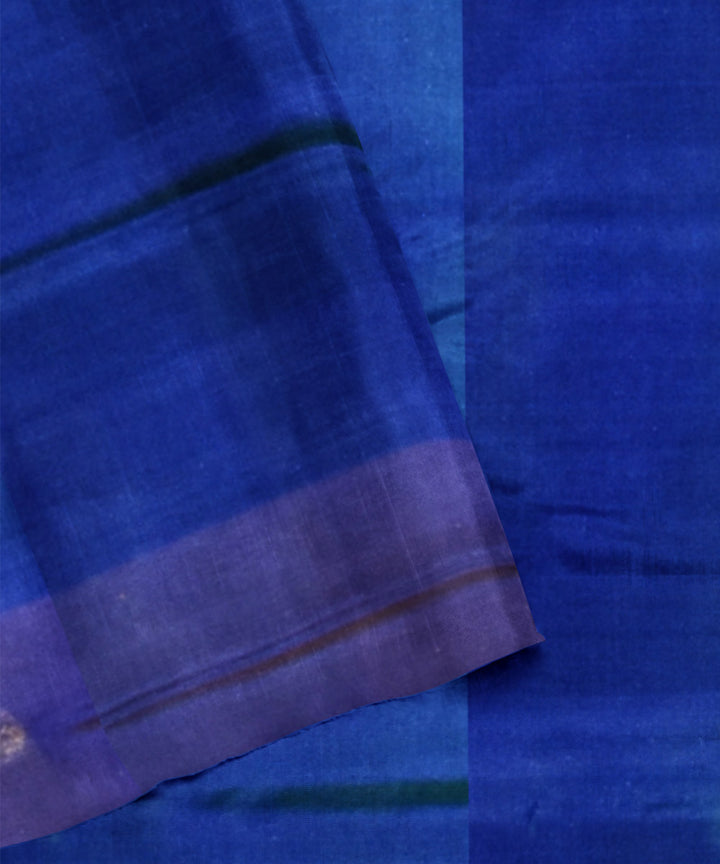 Sky blue handloom patola silk saree