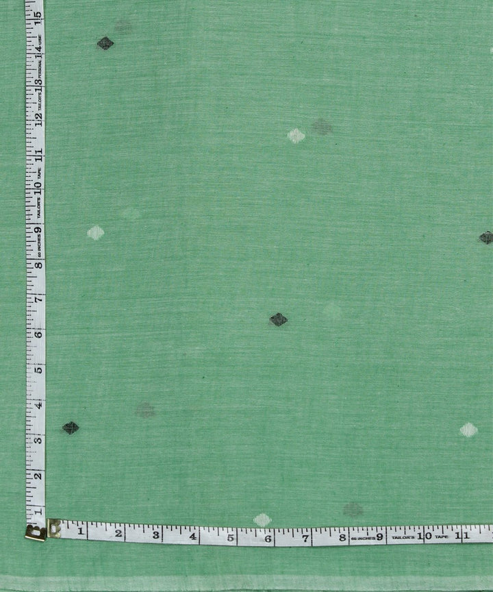 2.4m Light green muslin jamdani handloom kurta material