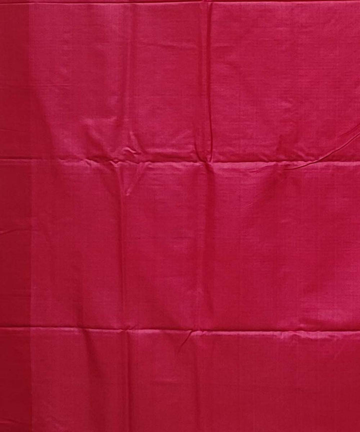 Arsenic black and red handwoven tussar silk saree